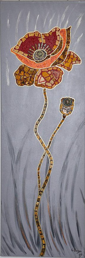 Klatschmohn 50x 120