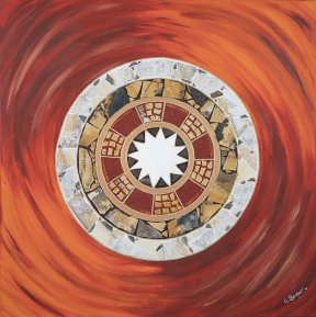 Sterngeburt  90x90