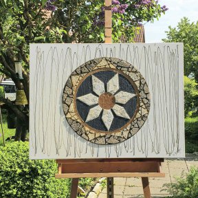 Stein-Mandala  60x80
